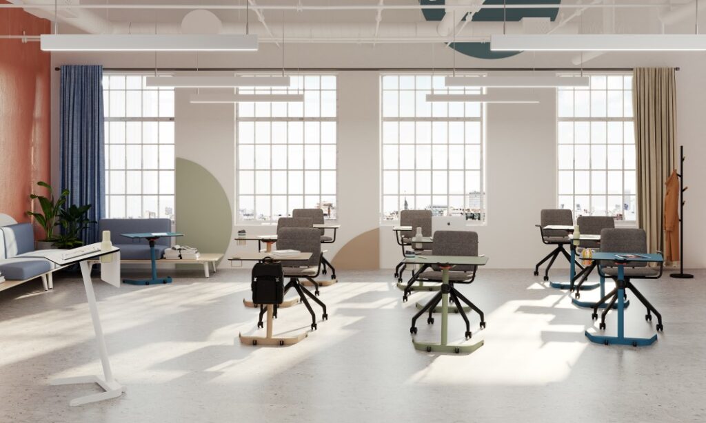 Espacio de oficina equipado para trabajo profesional